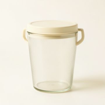 Linden Bluff Storage Canister With Lid - Cream (synthetic illustration; no displayed measurements)