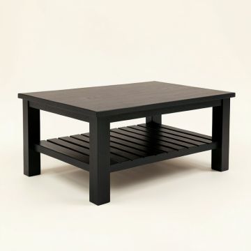 Stone Crossing Coffee Table - Black (synthetic illustration; no displayed measurements)