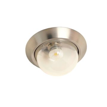 Saladino 1 - Light 14.25 '' Simple Dome Semi Flush Mount