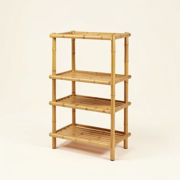 Entryway 4-Tier 16 Pair Shoe Rack (synthetic illustration; no displayed measurements)