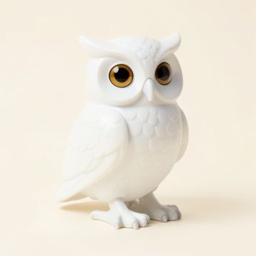 Drakes Owl 9.84 '' Animal Figurine Novelty Light (synthetic illustration; no displayed measurements)