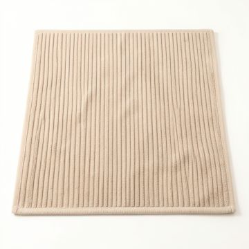 Clay Branch Bath Mat - Beige (synthetic illustration; no displayed measurements)