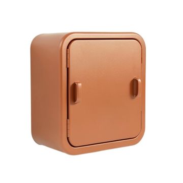 Linden Crossing Wall-Mounted Laundry Cabinet - Terracotta