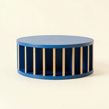 Dune Crossing Shoe Storage Bench - Blue (synthetic illustration; no displayed measurements)
