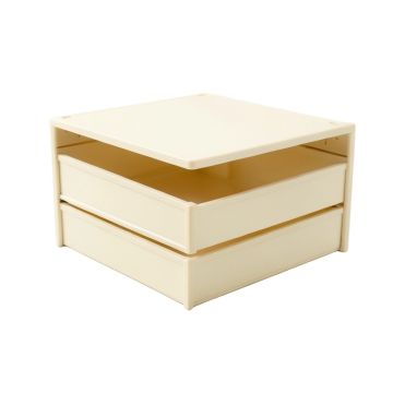Wren Bend Small-Parts Storage Drawer Cabinet - Ivory