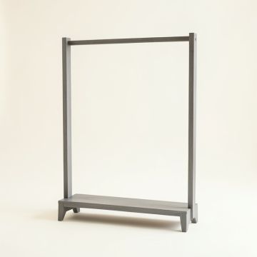 Dune Brook Empty Garment Rack - Gray (synthetic illustration; no displayed measurements)
