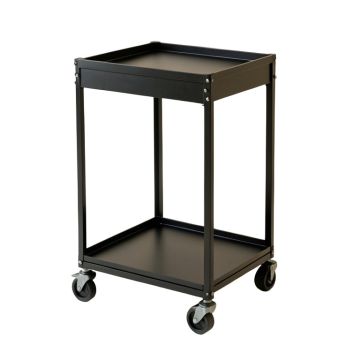 Pine Bend Empty Rolling Workshop Cart - Black