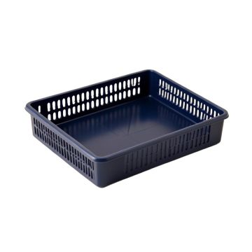 Cliff Crest Empty Under-Desk Cable Tray - Navy