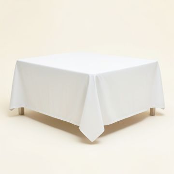 Meadow Bend Flat Bed Sheet - White (synthetic illustration; no displayed measurements)