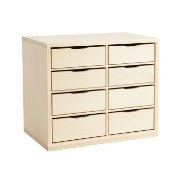 Fern Canyon Small-Parts Storage Drawer Cabinet - Ivory