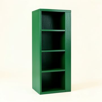 Maple Arc Narrow Cubby Tower (synthetic illustration; no displayed measurements)
