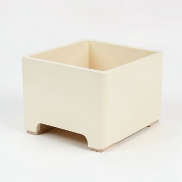 Reed Canyon Empty Raised Planter - Cream (synthetic illustration; no displayed measurements)