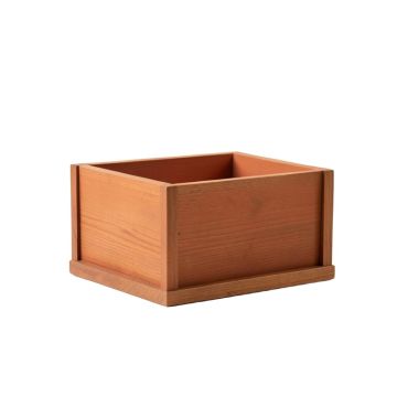Olive Bluff Empty Raised Planter - Terracotta