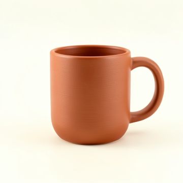 Reed Bridge Ceramic Mug - Terracotta (synthetic illustration; no displayed measurements)