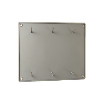 Ridge Brook Empty Wall-Mounted Tool Organizer Panel - Gray