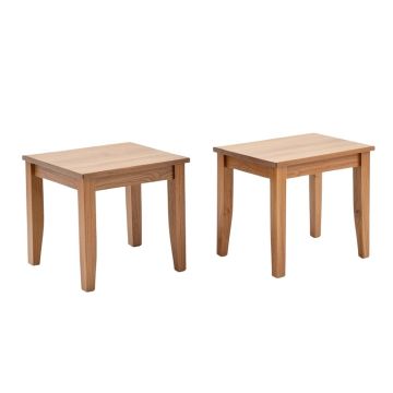Hadsell Wood 2 Piece Coffee Table Set