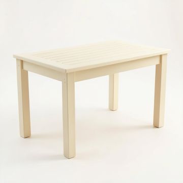 Flint Branch Patio Table - Cream (synthetic illustration; no displayed measurements)
