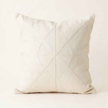 Rowan Bridge Filled Accent Pillow - Cream (synthetic illustration; no displayed measurements)