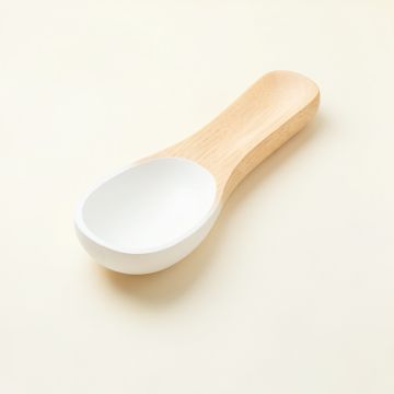 Lake Bridge Cooking Spoon - White (synthetic illustration; no displayed measurements)