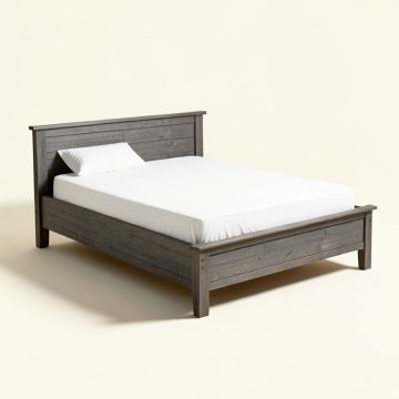 Elsa Solid Wood Standard Bed (synthetic illustration; no displayed measurements)