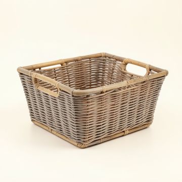 Fern Crest Empty Storage Basket - Gray (synthetic illustration; no displayed measurements)