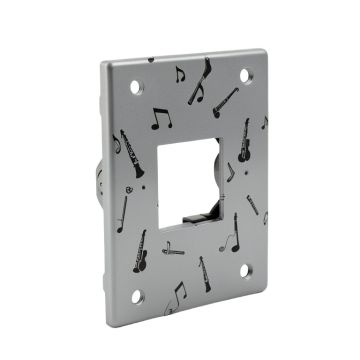 Music Note And Clarinet 1-Gang Toggle Light Switch Wall Plate