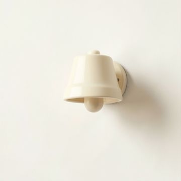 Ash Canyon Wall Sconce Mounted On A Plain Wall - Cream (synthetic illustration; no displayed measurements)