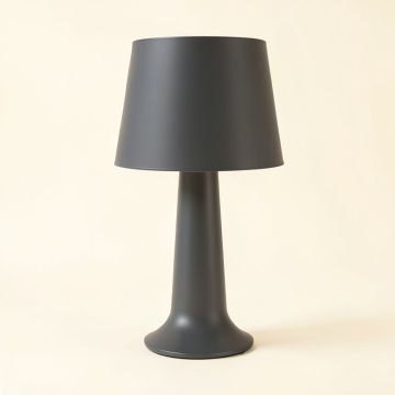 Lorine 18 '' Dark Gray Table Lamp (synthetic illustration; no displayed measurements)