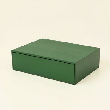 Moss Crest Desktop Monitor Riser - Green (synthetic illustration; no displayed measurements)