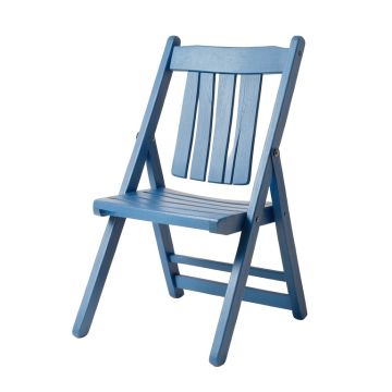 Aspen Bluff Folding Outdoor Chair - Blue