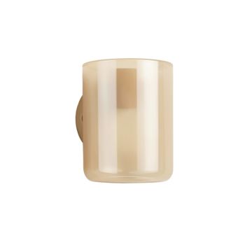 Reed Crossing Wall Sconce Mounted On A Plain Wall - Beige