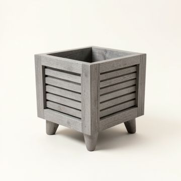 Cove Bluff Empty Raised Planter - Gray (synthetic illustration; no displayed measurements)