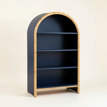 Cliff Brook Freestanding Bookcase - Navy (synthetic illustration; no displayed measurements)