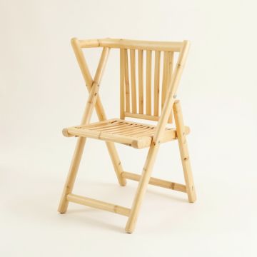 Fern Canyon Folding Outdoor Chair - Ivory (synthetic illustration; no displayed measurements)