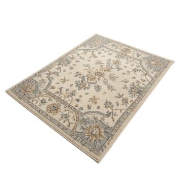 Brandt Floral Beige/Gray Area Rug