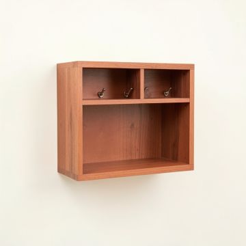 Cedar Bluff Wall-Mounted Entryway Organizer Shelf - Terracotta (synthetic illustration; no displayed measurements)