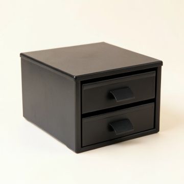 River Bend Small-Parts Storage Drawer Cabinet - Black (synthetic illustration; no displayed measurements)