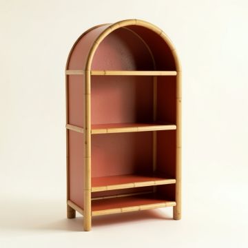 River Canyon Freestanding Bookcase - Terracotta (synthetic illustration; no displayed measurements)