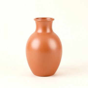 Heath Branch Empty Decorative Vase - Terracotta (synthetic illustration; no displayed measurements)