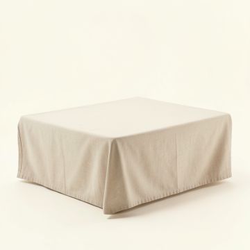 Cove Canyon Flat Bed Sheet - Beige (synthetic illustration; no displayed measurements)