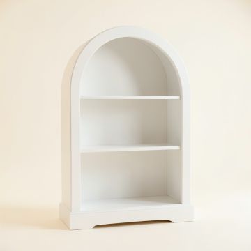 Hill Falls Freestanding Bookcase - White (synthetic illustration; no displayed measurements)