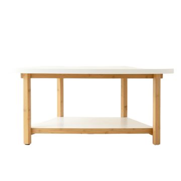 Clay Dale Empty Workshop Workbench - White