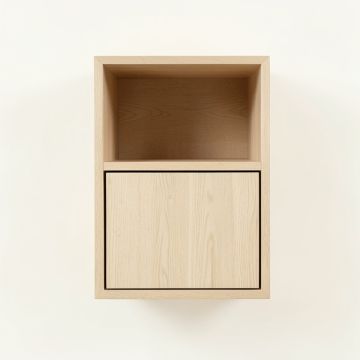 Cove Crossing Wall-Mounted Entry Cabinet - Beige (synthetic illustration; no displayed measurements)