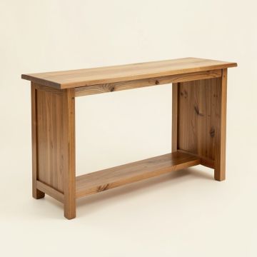 Worthen 60 '' Solid Wood Console Table (synthetic illustration; no displayed measurements)