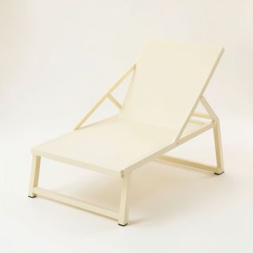 Glen Bridge Outdoor Lounge Chair - Cream (synthetic illustration; no displayed measurements)