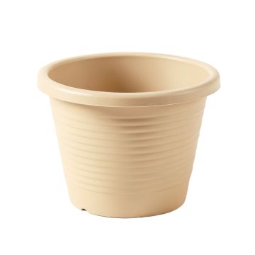 Sage Bend Empty Planter - Beige