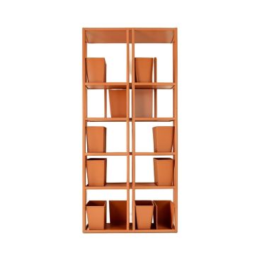 Maple Canyon Empty Vertical Garden Frame - Terracotta