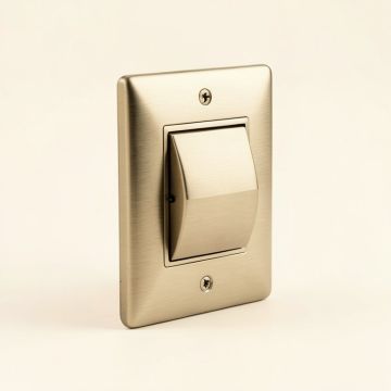 Classic Architecture 1-Gang Toggle Light Switch Wall Plate (synthetic illustration; no displayed measurements)