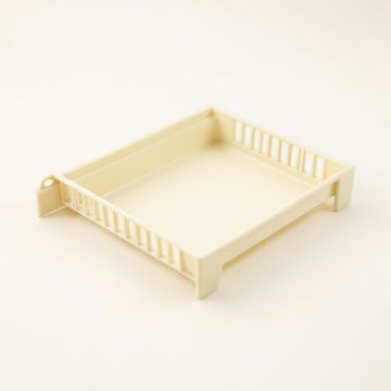 River Bend Empty Under-Desk Cable Tray - Cream (synthetic illustration; no displayed measurements)