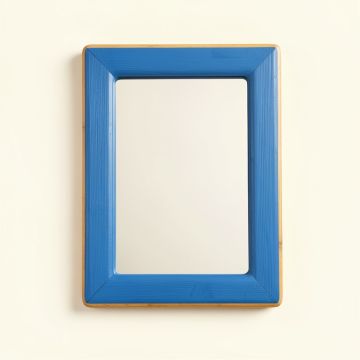 Hill Brook Framed Wall Mirror - Blue (synthetic illustration; no displayed measurements)